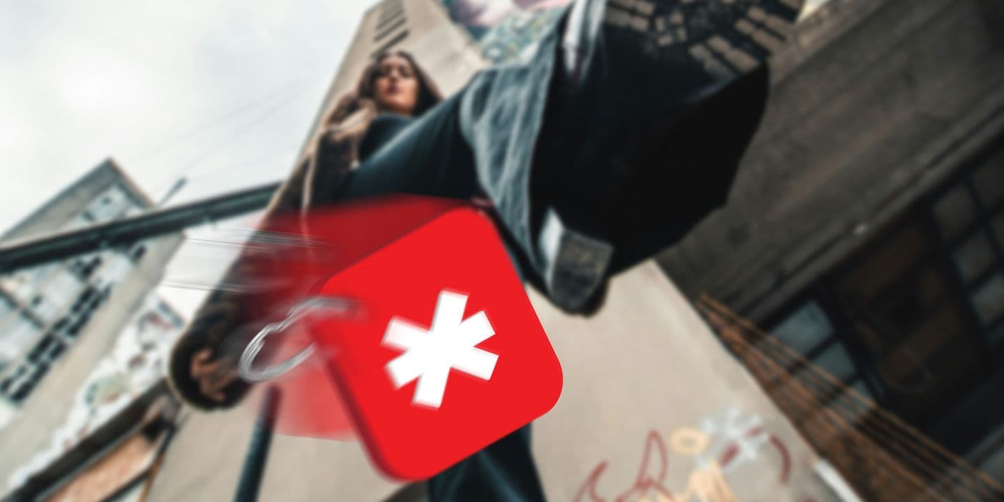 Cover Image of the No Fuckin Card project by Elle Lab. Custom 3D printed NFC Keytags